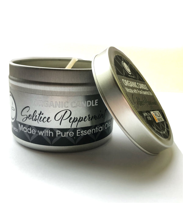 Solstice Peppermint - Organic Holiday Travel Tin