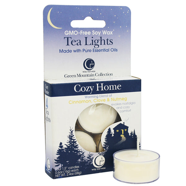 Cozy Home - Tealight Candle 4-pack
