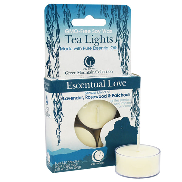 Escentual Love - Tealight Candle 4-pack