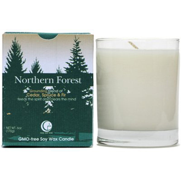 Northern Forest - Clear Glass Tumbler