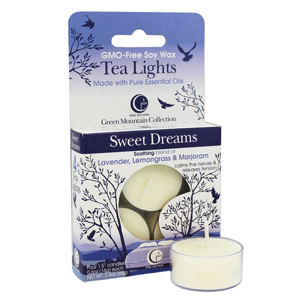 Sweet Dreams - Tealight Candle 4-pack